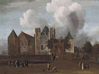 A view of Purmerend Castle, near Monnickendam, Waterland